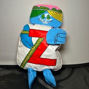 Vintage‎ 71 Letter People Z Mr. Zipping Zippers Inflatable  Arista Corp